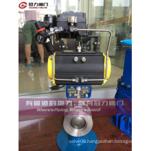 Stainless Steel Segment Ball Valve for Water Treatment Industry